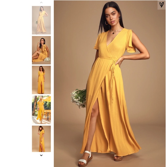 Lulus Dresses & Skirts - Much Obliged Wrap Dress